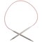 ChiaoGoo Red Lace 24" Stainless Circular Knitting Needles - Sizes US 0 to 19